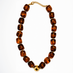 Chunky Beaded Ball Necklace
