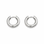 Chunky Circle Hinge Earrings
