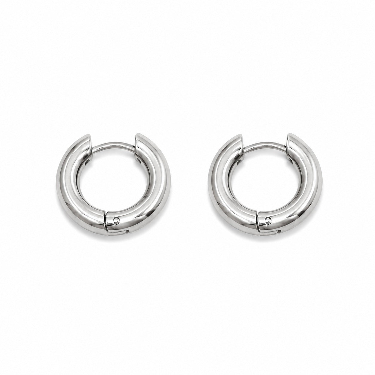 Chunky Circle Hinge Earrings