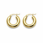 Chunky Circle Hoop Earrings