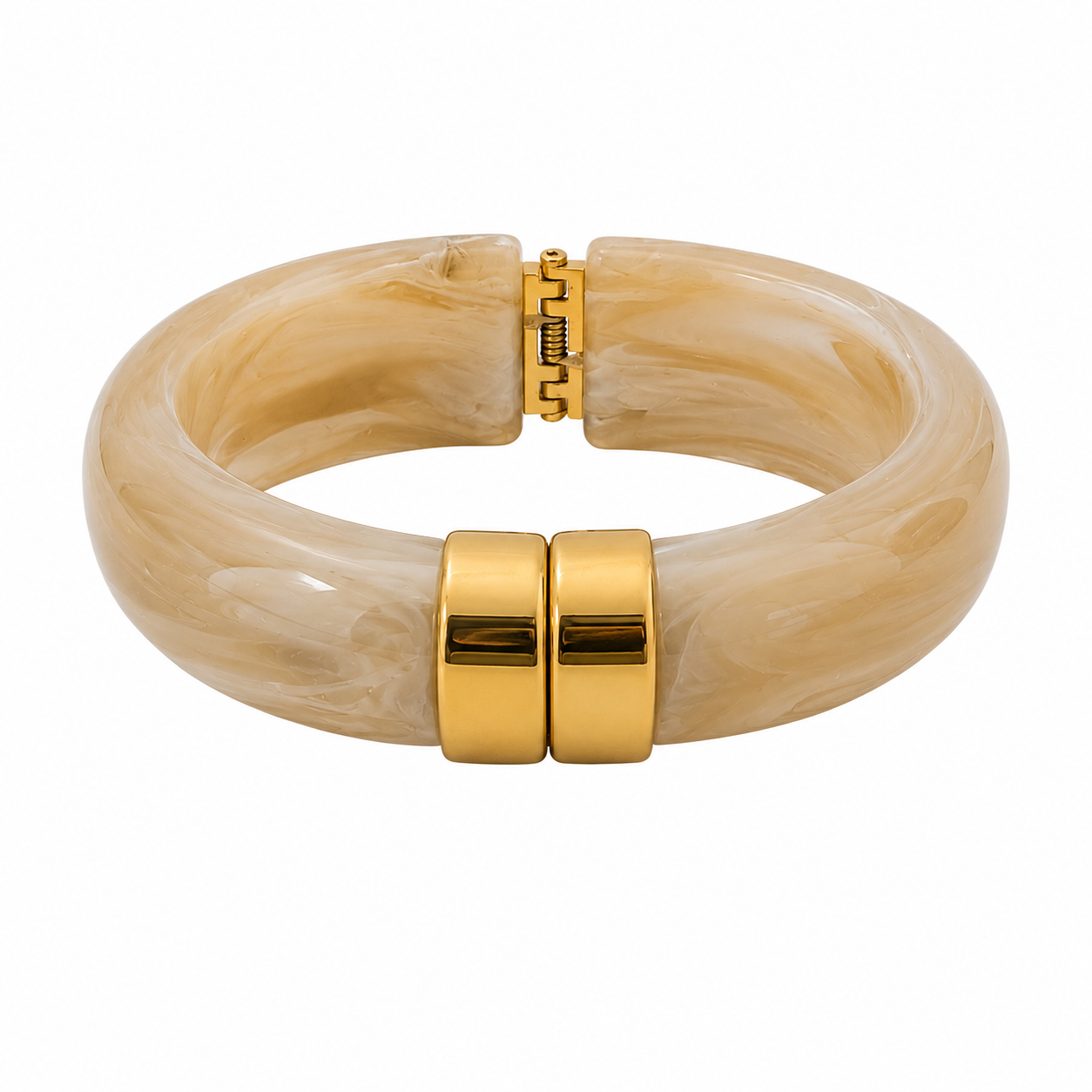 Double-band Accent Cuff Bangle
