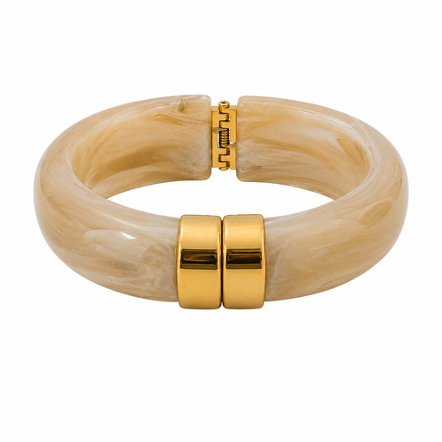 Double-band Accent Cuff Bangle