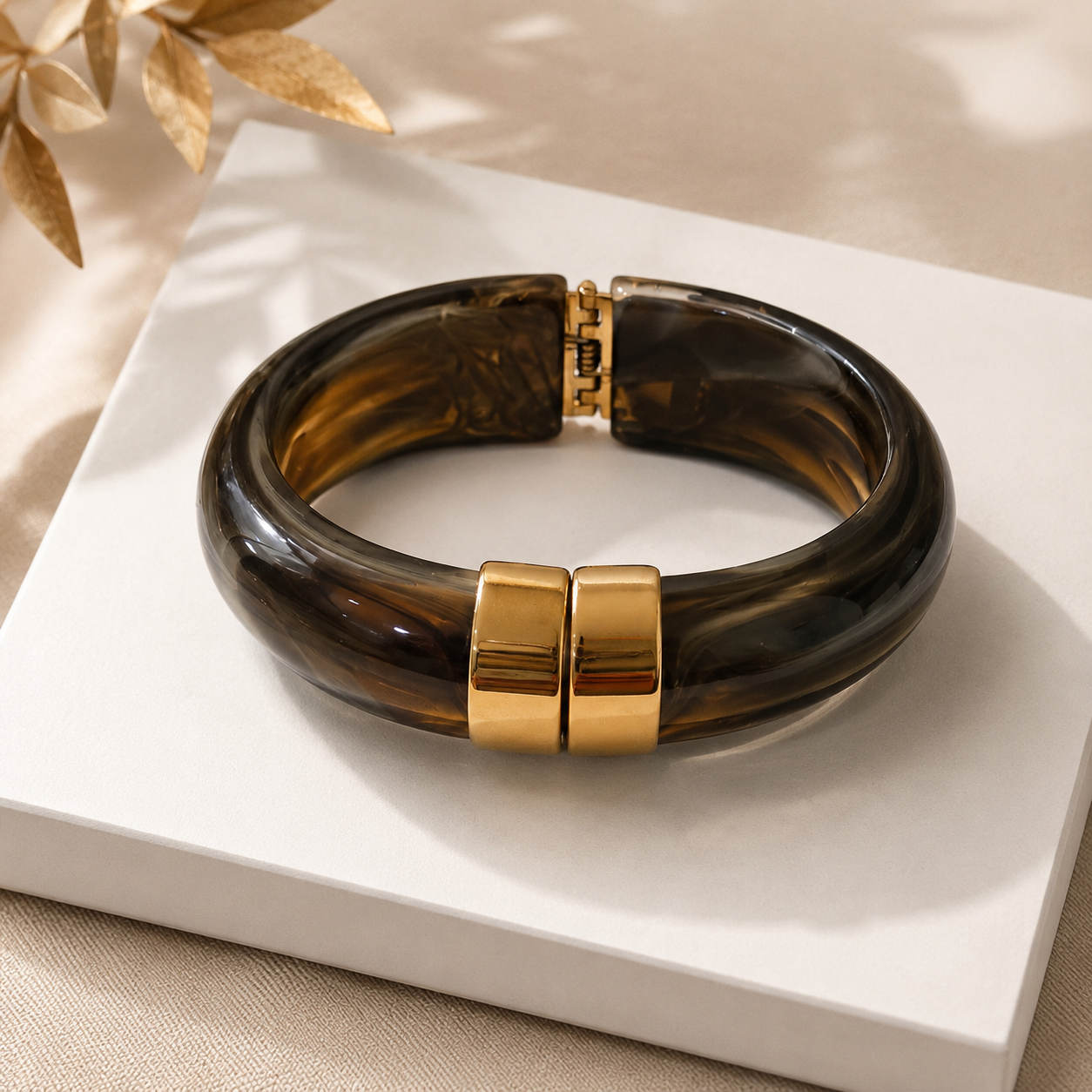 Double-band Accent Cuff Bangle