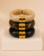 Double-band Accent Cuff Bangle