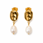Freshwater Pearl Tassel Stud Earring