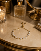 Golden Hour Freshwater Pearl Bracelet