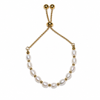 Golden Hour Freshwater Pearl Bracelet