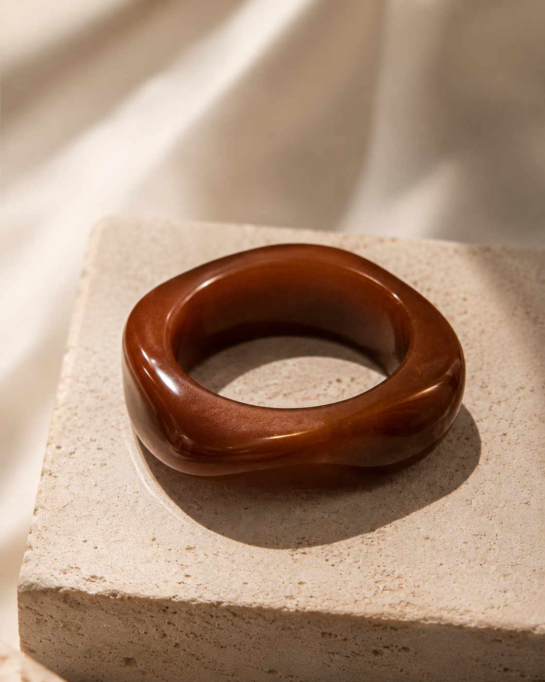 Geometric Chunky Bangle