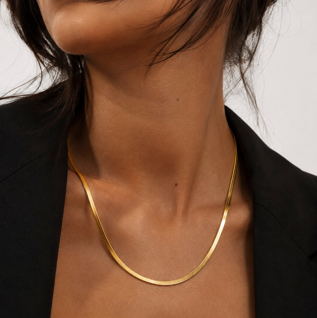 Herringbone Chain Necklace