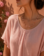 Natural Stone Dainty Necklace