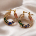 Kaleidoscope Pavé Hoops