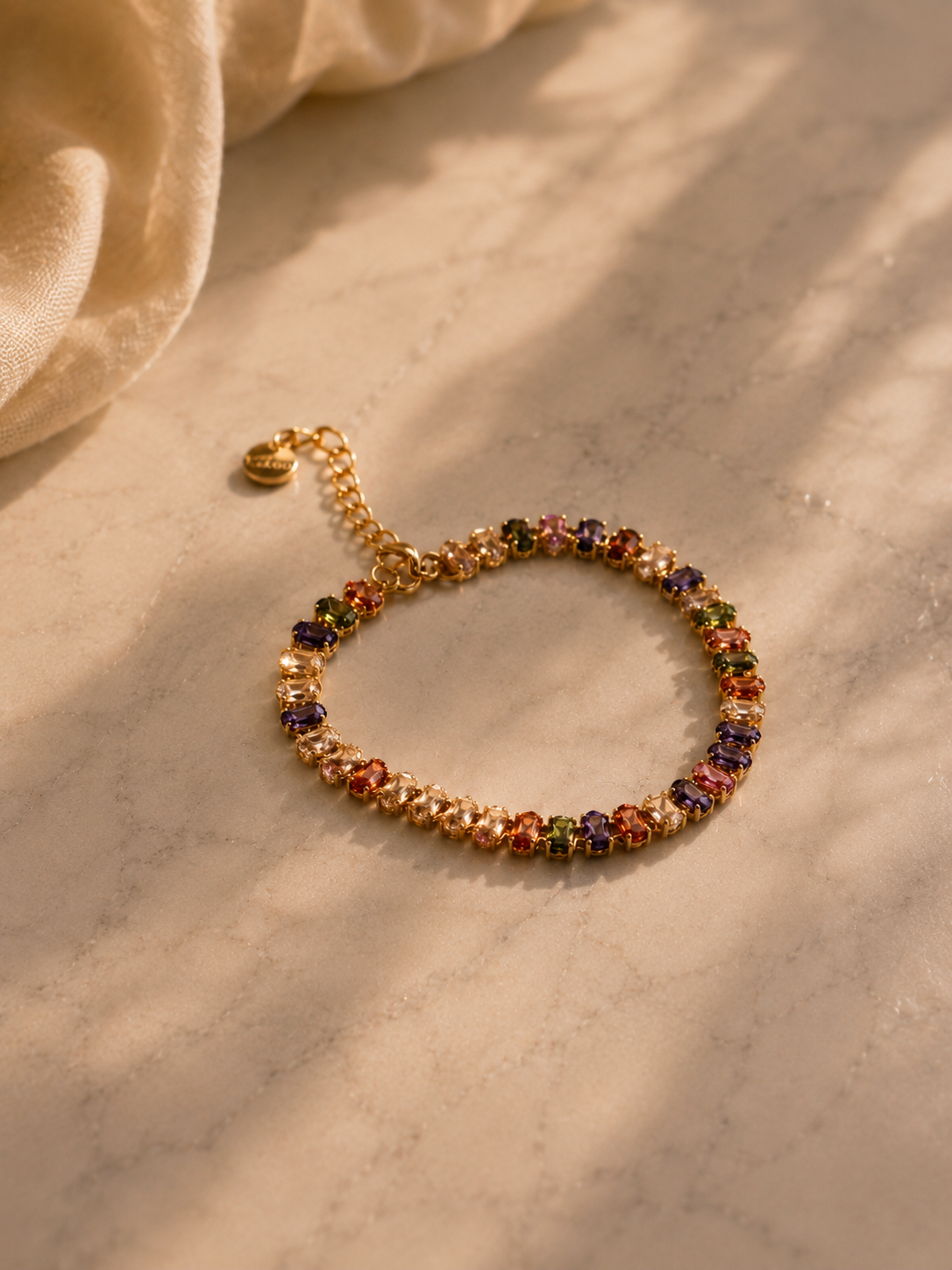 Oval Cut Inspired Tennis Bracelet
