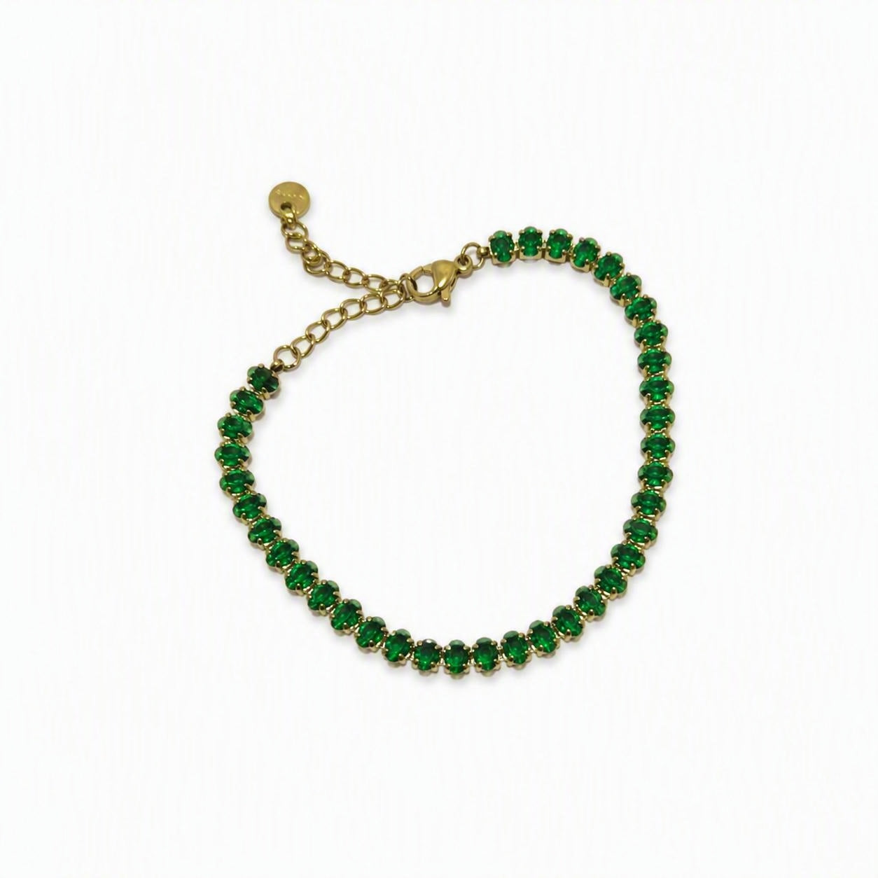 Oval Cut Inspired Tennis Bracelet