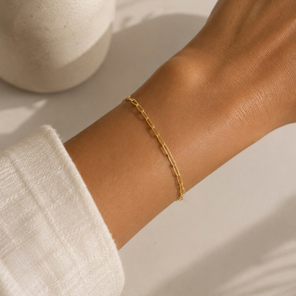 Paperclip Chain Bracelet