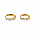 Shimmer Huggie Earrings