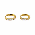 Shimmer Huggie Earrings