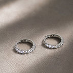 Shimmer Huggie Earrings
