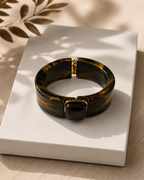 Square Framed Cuff Bangle